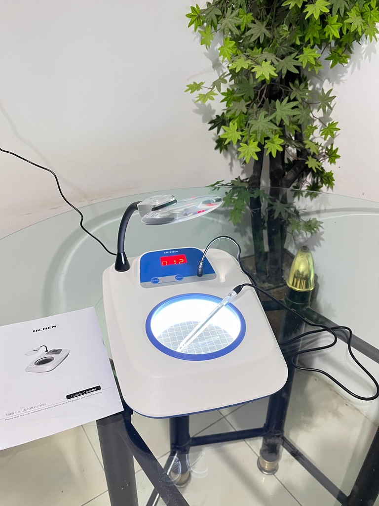 Portable LED Light Colony Counter Bacteria Microbiological Model JL-1