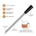 Wireless Thermometer 70 meter Bluetooth Interface 