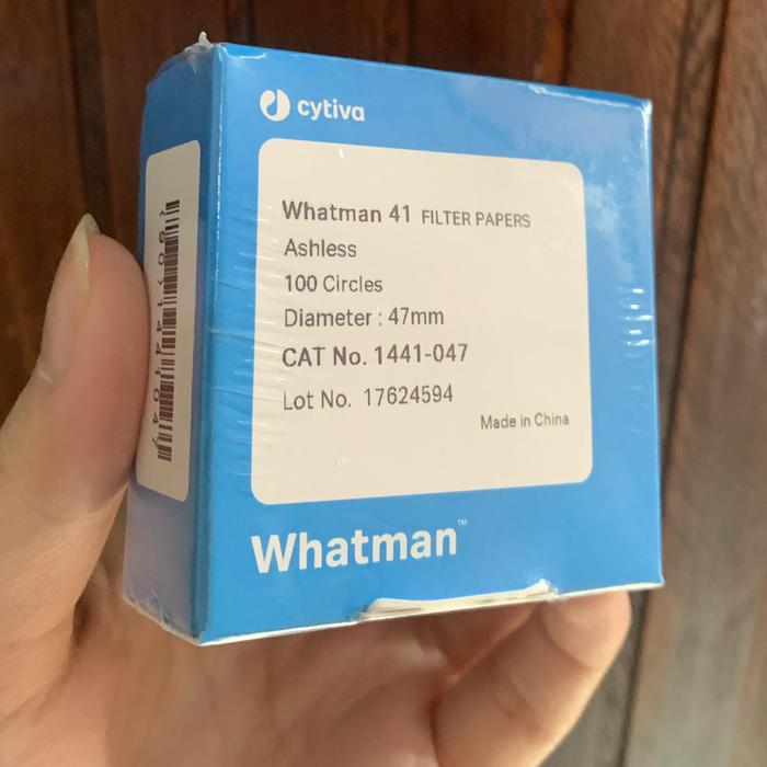 Whatman 41 Filter Papers Ashlees Dia.47 mm 1441-047 100/pack