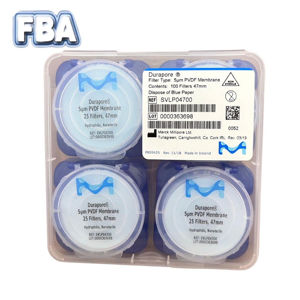 PVDF Membrane Filter 47 mm Pore 5.0 um SVLP04700 Millipore Merck