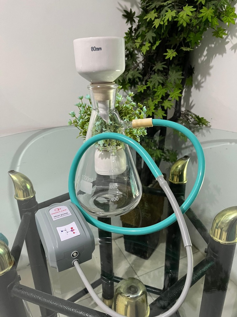 Set Buchner Filter 80mm Plus Mini Vacuum Pump