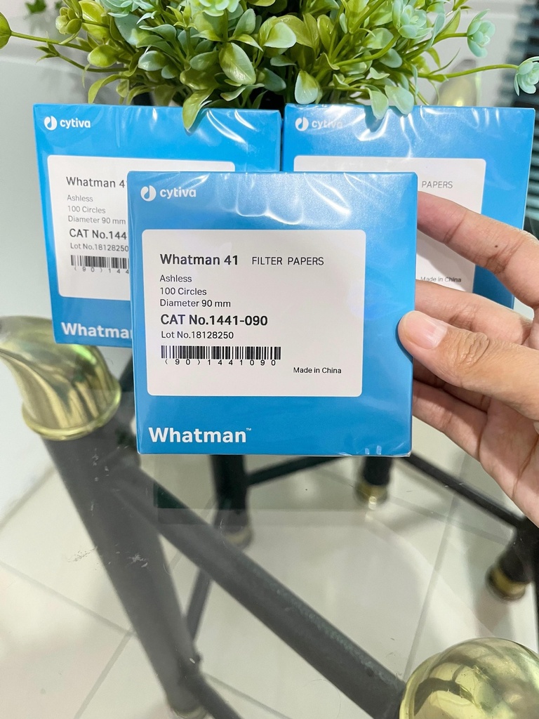 Whatman 41 Filter Papers Diameter 90mm 1441-090 Isi 100/pack