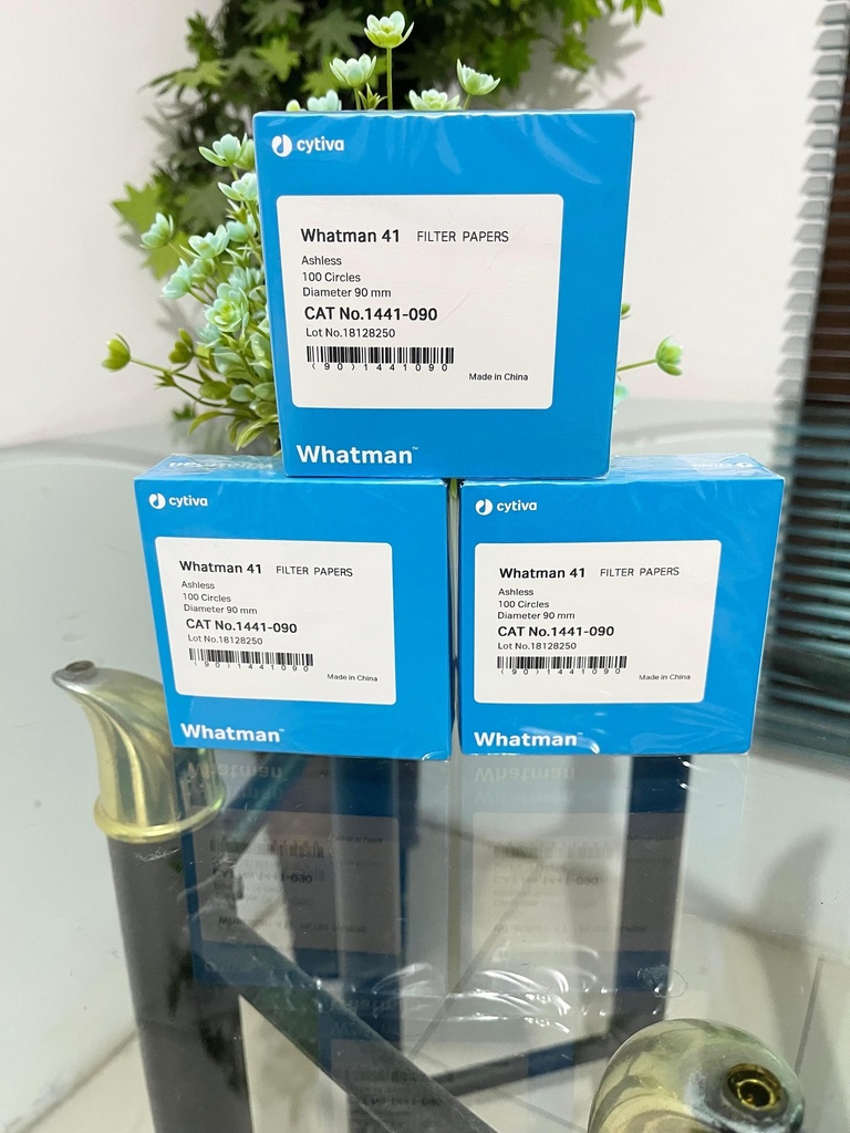 Whatman 41 Filter Papers Diameter 90mm 1441-090 Isi 100/pack
