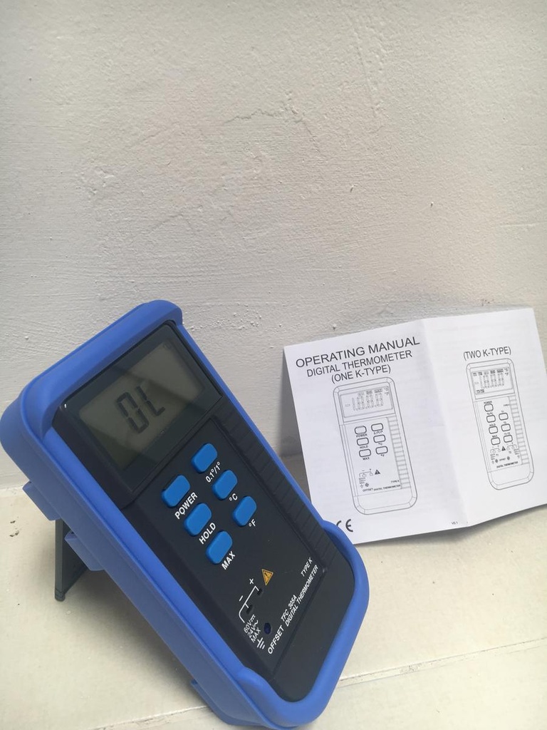 Digital Thermometer Single Channel Type K Model TFC 305A Microtemp
