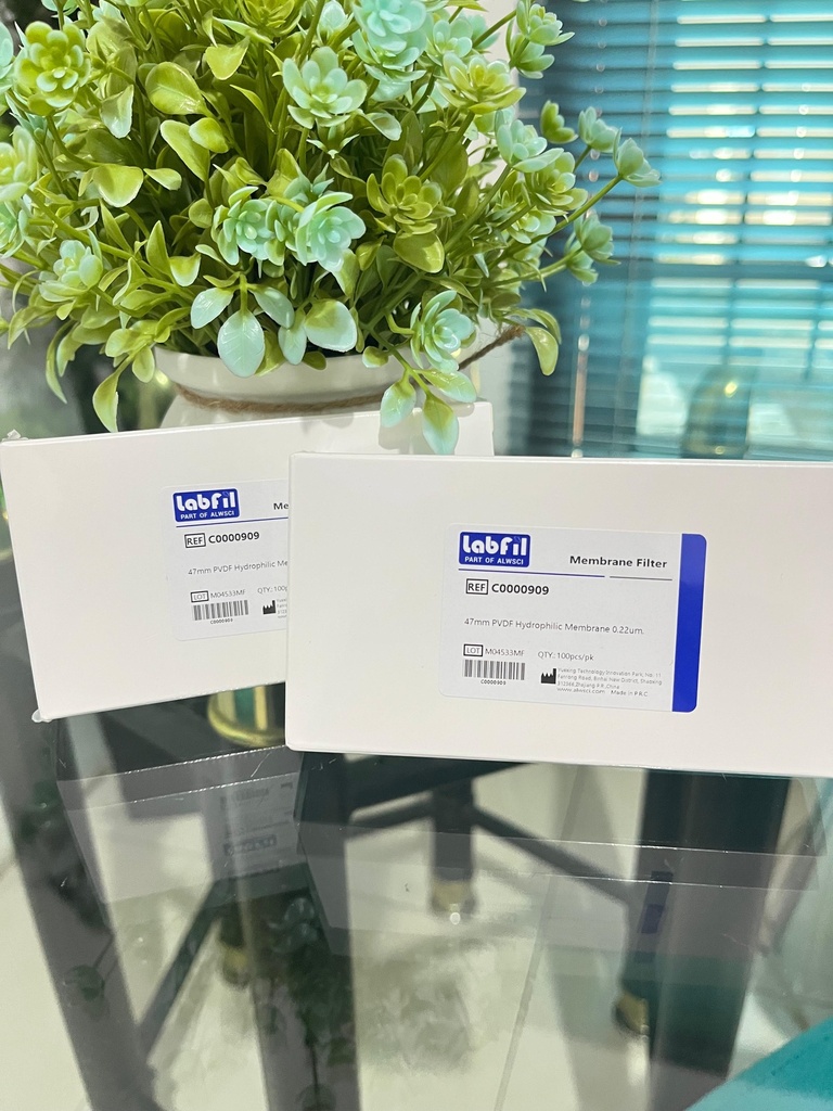 Membrane Filter 47mm PVDF Hydrophilic 0.22um C0000909