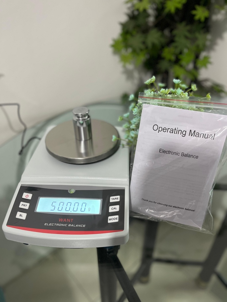 Digital Electronic Balance 5000 gr x 0.01 gr with Under Hook Function