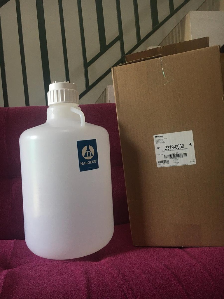Carboy 20 Liter with Spigot PP Autoclavable Brand Nalgene