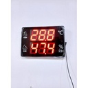 Digital Thermo Hygrometer with External Alarm Plus Connector Output RJ45