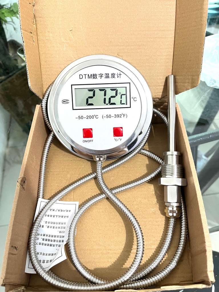 Digital Bimetallic Thermometer / Industrial Temperature Control Bimetal Boiler High Precision
