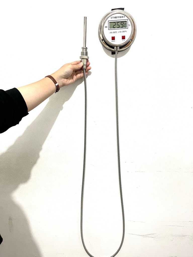 Digital Bimetallic Thermometer / Industrial Temperature Control Bimetal Boiler High Precision