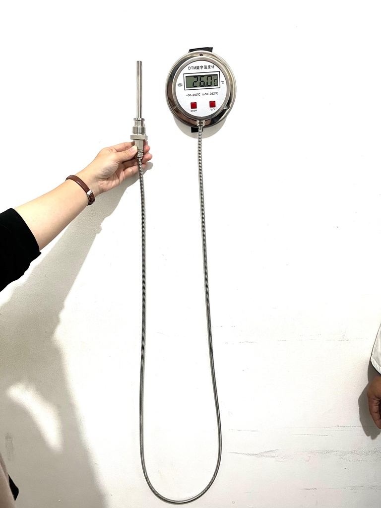 Digital Bimetallic Thermometer / Industrial Temperature Control Bimetal Boiler High Precision