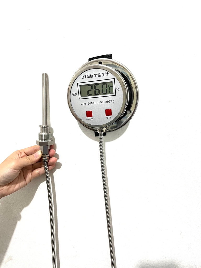 Digital Bimetallic Thermometer / Industrial Temperature Control Bimetal Boiler High Precision