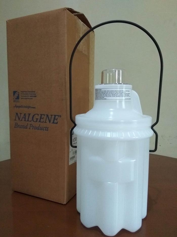 Safety Bottle Carriers Nalgene with Cap 2,5 Liter Reagent Acid LDPE
