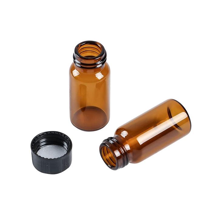 Sample Botol Vial 5 ml Amber Screw Vial with Cap & PTFE Septa