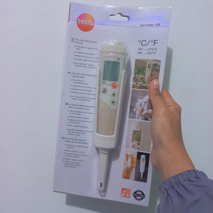 Thermometer Digital Food For Food Completed with Silicon and TESTO 106