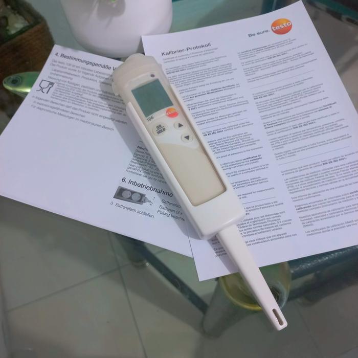 Thermometer Digital Food For Food Completed with Silicon and TESTO 106