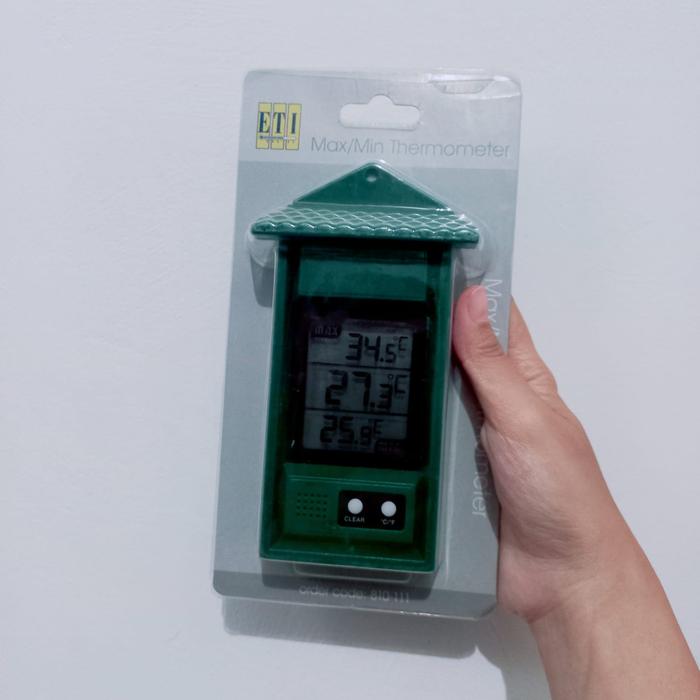 Thermometer Simultaneously Display Actual ETI Digital Max Min