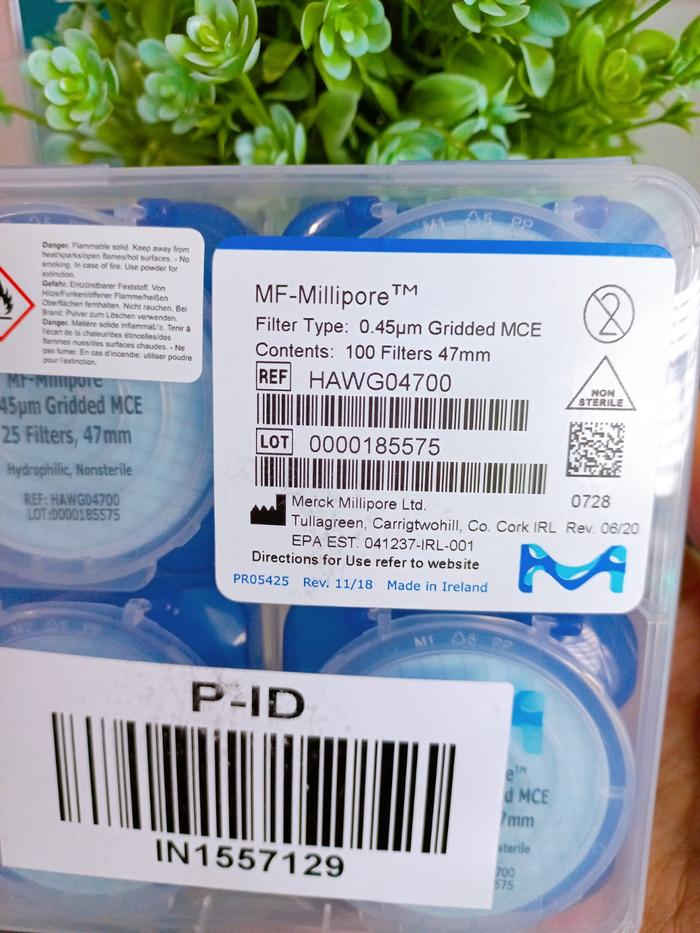 MCE Membrane Cellulose Filter 47mm 0.45um HAWG04700 MF Millipore