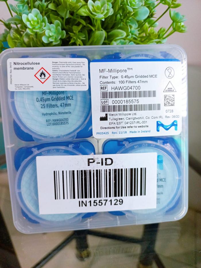 MCE Membrane Cellulose Filter 47mm 0.45um HAWG04700 MF Millipore