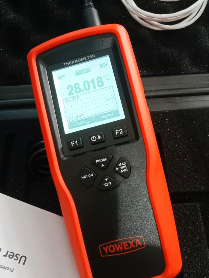 High Accuracy Thermometer PT 1000 Temp Data Logger 1 Channel YET-710L