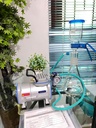 Set Glass Vacuum Filtration Apparatus Plus Vacuum Pump Rocker 300