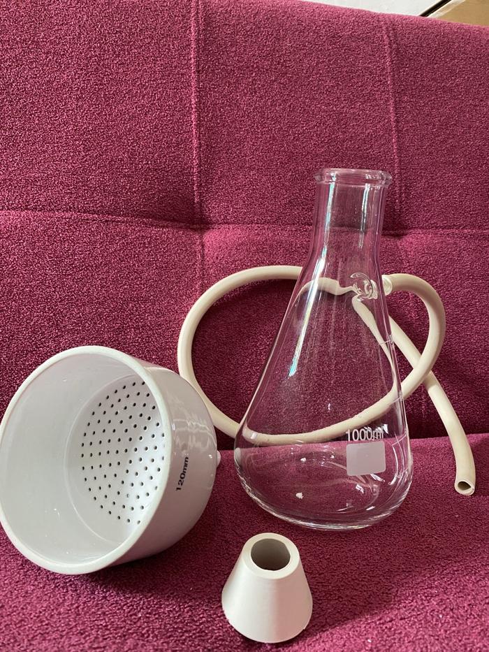 Set Filtering Flask 1000ml with Corong Buchner 120mm