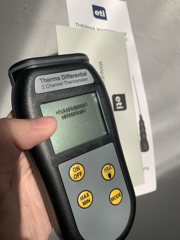 Digital Therma Elite Type K Thermometer 221-061 Brand ETI