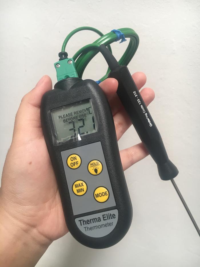 ETI Industrial Thermometer Therma Elite Include K Penetration Probe