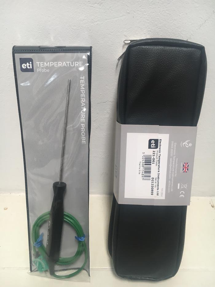 ETI Industrial Thermometer Therma Elite Include K Penetration Probe