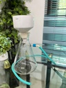 Set Vacuum Filtration Corong Buchner 120mm with Filtering Flask 2000 ml