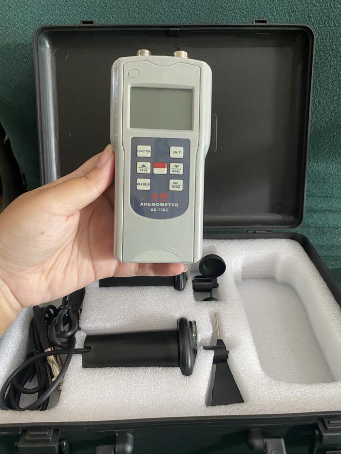 Anemometer Digital Wind Speed Meter Three Cup Model AA-136C Amittari