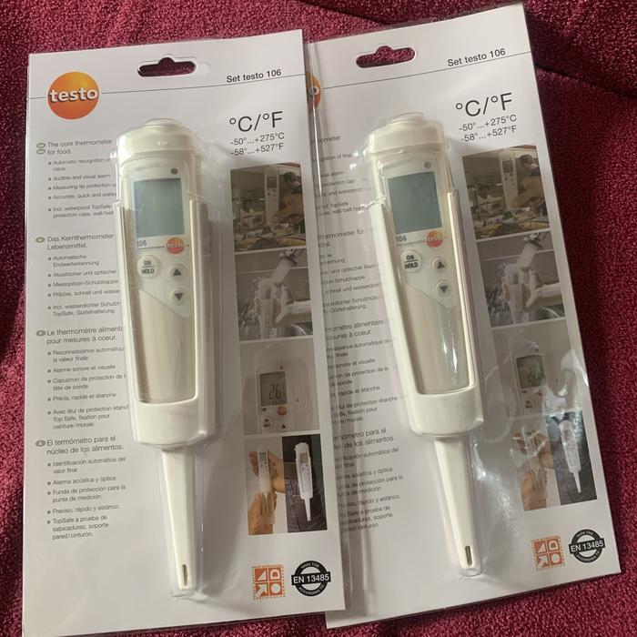 Thermometer Digital Food For Food Completed with Silicon and TESTO 106