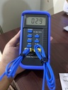 Digital Thermometer Dual Channel Type K Model TFC 306A Microtemp