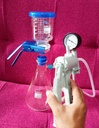 Set Glass Vacuum Filtration With Rubber Plus Hand Vacuum Pump Manual