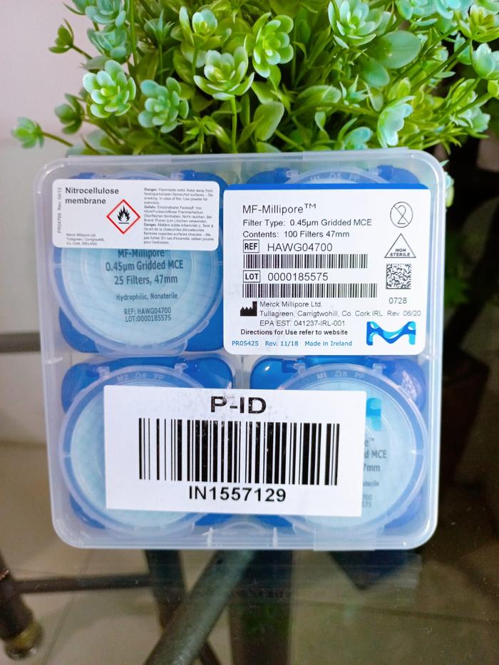 MCE Membrane Cellulose Filter 47mm 0.45um HAWG04700 MF Millipore