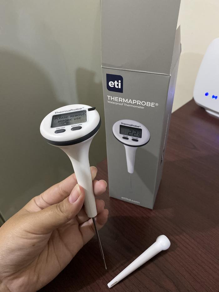 Thermaprobe Waterproof Thermometer Catalog 810-421 Brand ETI