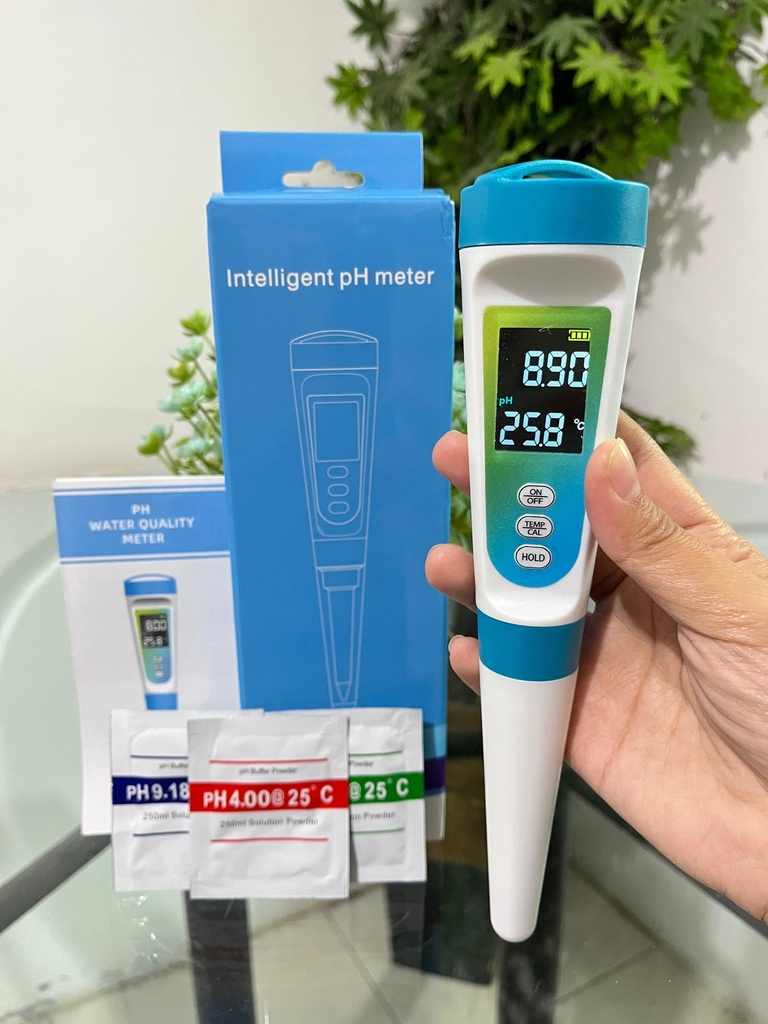 Digital Food dan Kosmetik pH Meter 0.00-14.00pH pH-012 Alat Pengukur pH Makanan dan Kosmetik dengan Rentang Ukuran 0.00 hingga 14.00