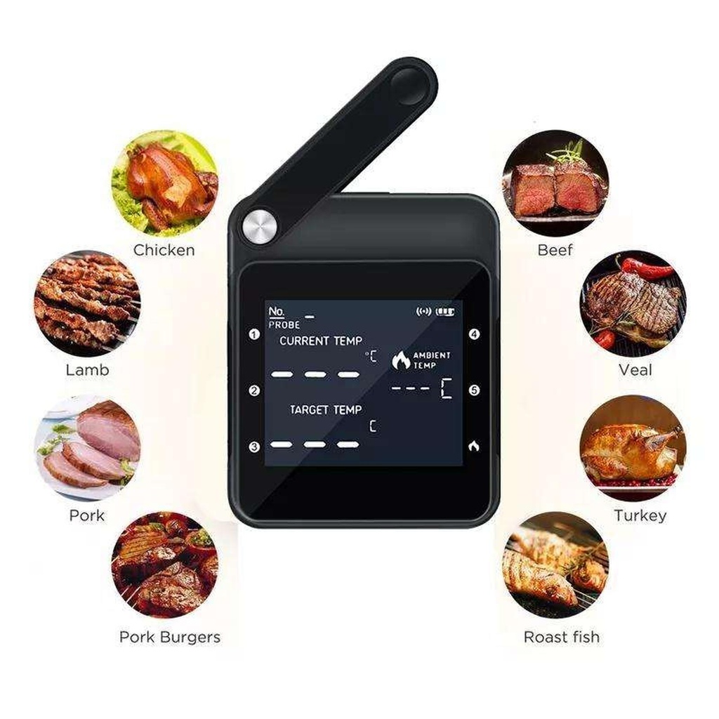Wifi BBQ/Oven Thermometer 4 Channel