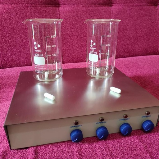 Four Row Magnetic Stirrer SH-7 4x3000ml Brand Faithful