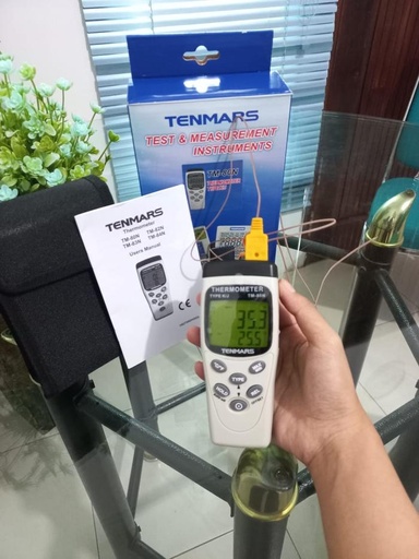 Industrial Thermometer Thermocouple Type K/J TENMARS TM-80N
