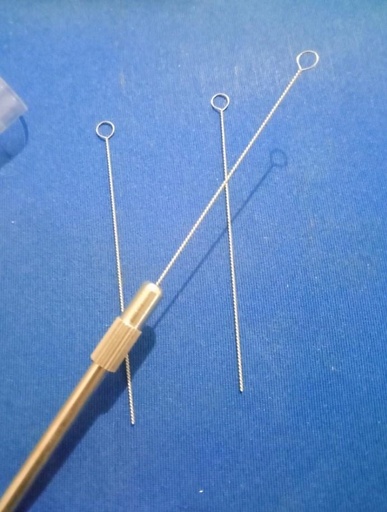 Inoculating Loop Jarum Ose Nichrome 10 pcs complete with Loop Holder