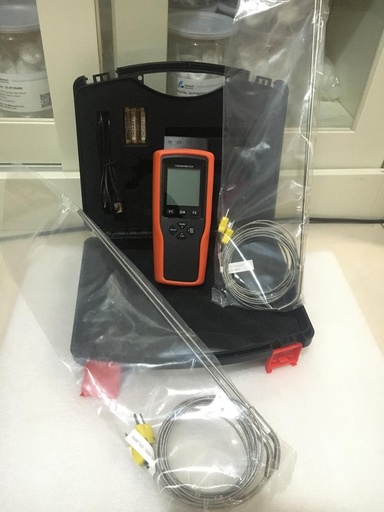 4 Channel Thermometer Data Recorder with Type K Thermocouple YET 640L