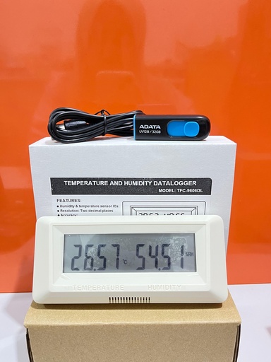 Thermohygrometer Data Logger TFC-9606DL Microtemp