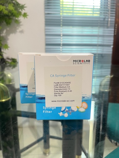 CA Syringe Filter 13 mm 0.45 um
