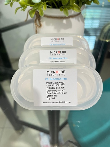 Cellulose Nitrate CN Membrane Filter 47 mm 0.22 um Microlab M47CN022